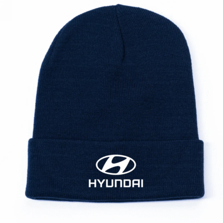 Hyundai Logo Inspired Knit Beanie Hat