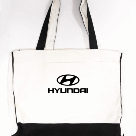 Hyundai Logo Canvas Tote Bag