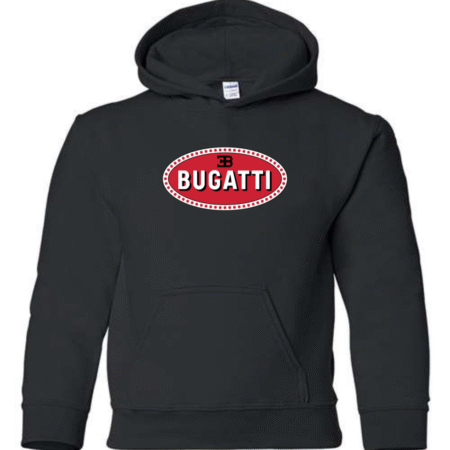 Youth Bugatti Inspired Logo Hoodie
