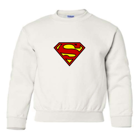 Youth Superman Logo Inspired Sweatshirt