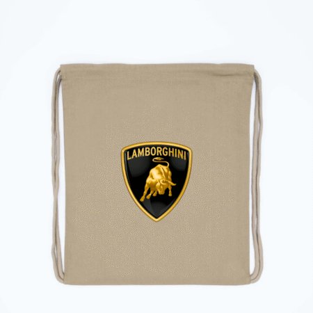 Lamborghini Logo Inspired Drawstring Bag