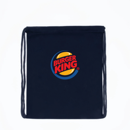Burger King Logo Inspired Drawstring Bag