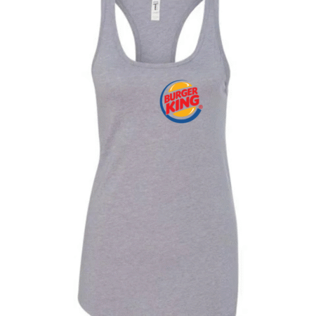 Burger King Inspired Women’s Racerback Tank Top