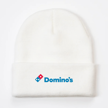 Domino’s Logo Inspired Knit Beanie Hat