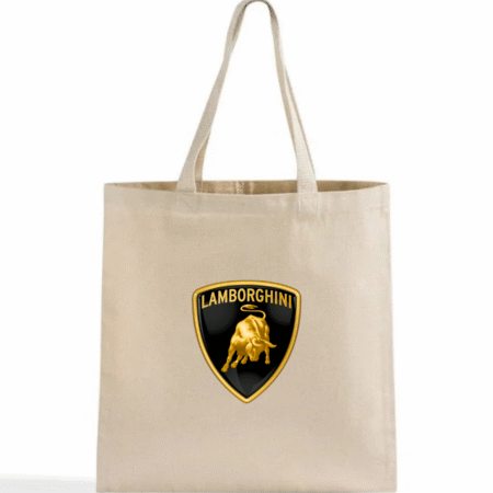 Lamborghini Logo Inspired Tote Bag