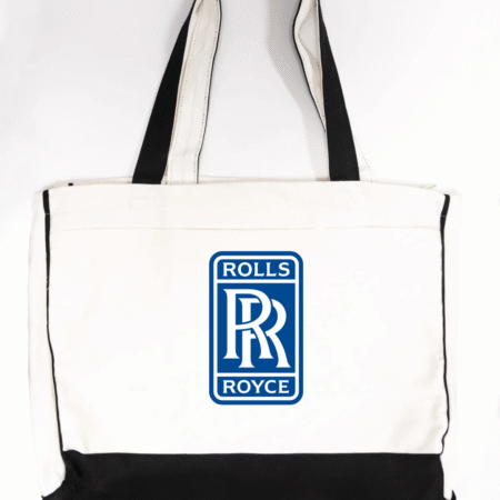 Rolls-Royce Logo Canvas Tote Bag