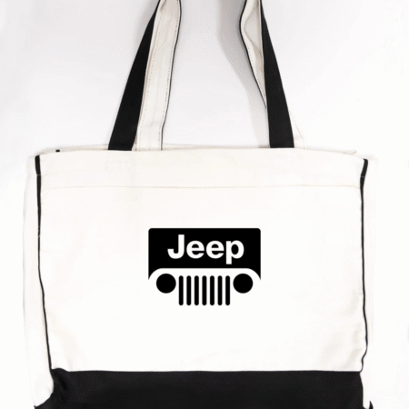 Jeep Logo Canvas Tote Bag