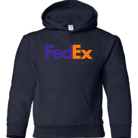 Youth FedEx Inspired Logo Hoodie
