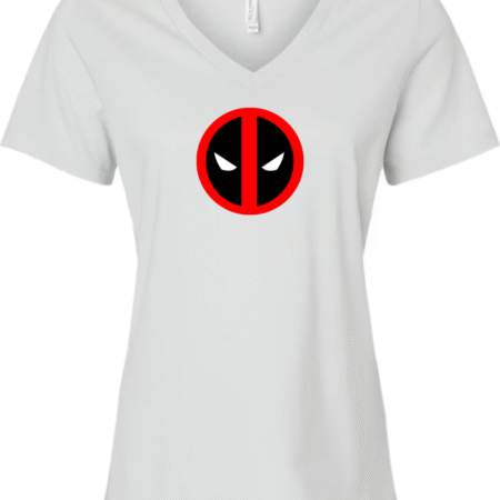 Women’s Deadpool Logo V-Neck T-Shirt