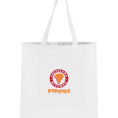 Popeyes Logo Inspired Tote Bag