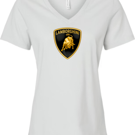 Women’s Lamborghini Logo V-Neck T-Shirt