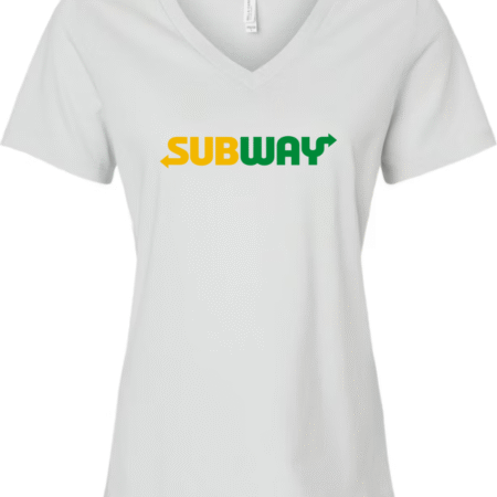 Women’s Subway Logo V-Neck T-Shirt