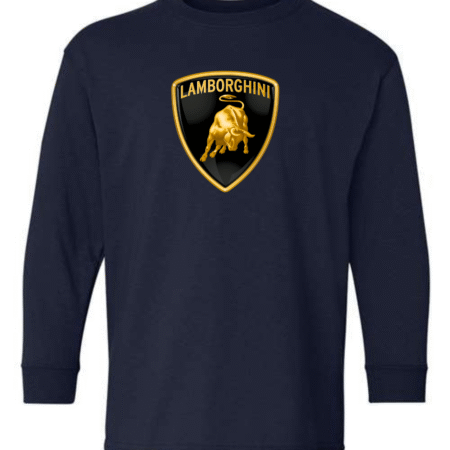Youth Lamborghini Logo Long Sleeve Shirt