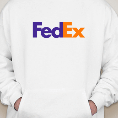 FedEx Logo Inspired Adult Hoodie