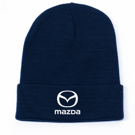 Mazda Logo Inspired Knit Beanie Hat