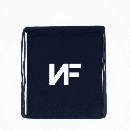 NF Logo Inspired Drawstring Bag
