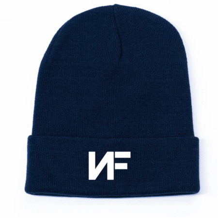 NF Logo Inspired Knit Beanie Hat